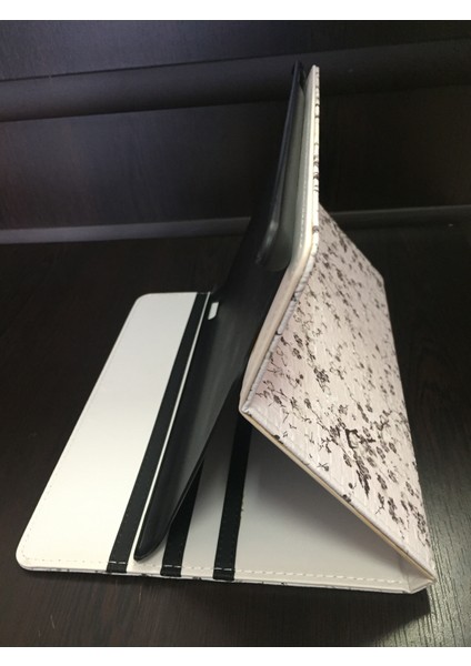 Apple iPad 2 Kabartma Çiçek Desenli Tablet Kılıfı