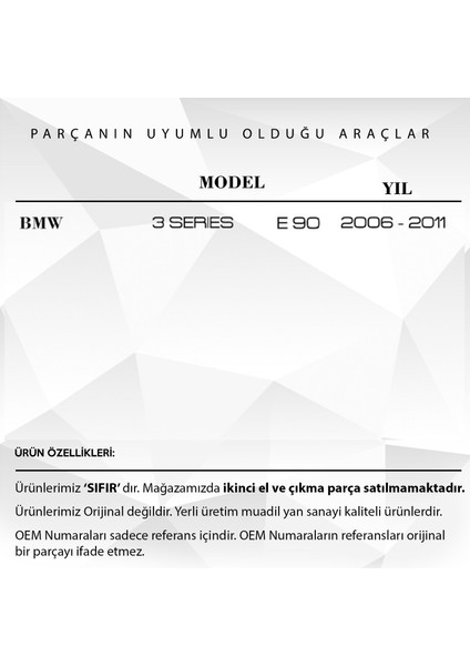 Bmw 3 Serisi E90 Radyo Düğmesi