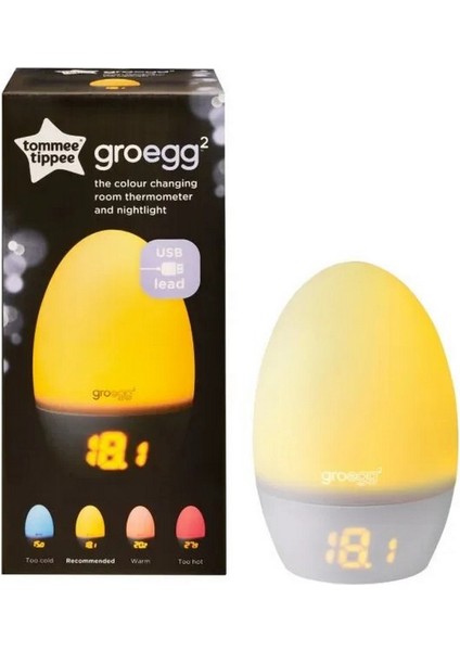 Groegg Isıya Göre Renk Değiştiren Oda Işığı