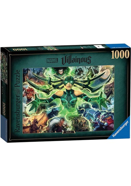 Marvel Villainous Hela 1000 Parca Puzzle