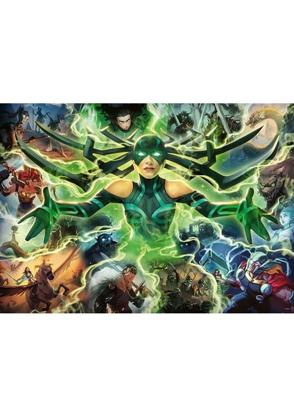 Marvel Villainous Hela 1000 Parca Puzzle