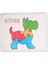 Ahşap Köpek Figürlü 4 Parça Puzzle 2