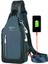 Erkek Naylon Crossbody Çanta Omuz Çantası (Yurt Dışından) 2