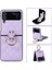 For Samsung Galaxy Z Flip 3 Yüzük Elmas Kafes Cep Telefonu Kılıfları Kılıfı 1