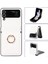 For Samsung Galaxy Z Flip 4 Yüzük Koyu Renk Her Şey Dahil Cep Telefonu Kılıfları Kılıfı 1