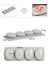 4 Lü Oval Silikon Sabun Mum Kalıbı 2
