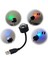 LED Atmosfer Lambası Araba Ses Kontrolü Atmosfer Işığı USB Araba Işıkları Araba Dekorasyonu (Yurt Dışından) 2