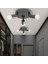 15 cm Kare Spot, 220 V Spot * 3 Döndürebilir Yukarı ve Aşağı Döndürür Ferforje Tavan Lambası, Yatak Odası Koridor Balkon Koridor Koridor Tavan Işık(Yurt Dışından) 3