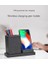 Ofis Masası Telefon Kablosuz Şarj Kalem Tutucu Tutucu Çok Fonksiyonlu Dikey Saklama Kutusu 10W Xiaomi Için Hızlı Şarj Standı | Telefon Tutucular ve standları (Beyaz) 4