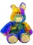 Gökkuşağı Renkli Bebek Pv Peluş Oyuncak Renkli Ayı Tavşan (Domuz) 1