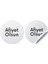 Kuşe Sticker 4x4 cm 70 Adet Afiyet Olsun Beyaz Zemin 1