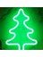 Neon Işıklı Yılbaşı Ağacı Işıklı Noel Ağacı Green Christmas Tree LED Light Pilli Yılbaşı Ağacı  Dekor Noel Ağacı 2