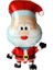 10 Adet Noel Dekorasyonu Alüminyum Film Balonları, Stil: Sevimli Noel Baba (Yurt Dışından) 1
