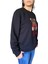 Unisex Lacivert Mschno Toy Ayıcık Nakışlı Bisiklet Yaka Sweatshirt 2