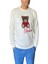 Unisex Ekru Mschno Toy Ayıcık Nakışlı Sweatshirt 5