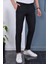Erkek Siyah Renk Italyan Kesim Slimfit Kumaş Pantolon 1