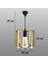 Hegza Lighting Angolo - Gold Tekli Sarkıt Retro Modern Avize, Salon, Mutfak, Antre, Hol Avize, Ledli, LED 4