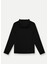 Triko Efektli Tam Boy Fermuarlı Kayak Sweatshirt 2