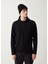 Triko Efektli Tam Boy Fermuarlı Kayak Sweatshirt 4