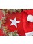 Dokuzlu Beyaz Keçe Yılbaşı Ağacı Süsü 4