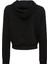 Siyah Pamuk Kapşonlu Sweatshirt 2
