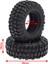 Eksenel SCX24 90081 Dıy Aksesuarları Için Rc Kauçuk Tekerlek Lastikleri 4 Pack(Yurt Dışından) 4
