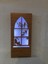 Kedi -Kuş Motifli Peri Led(Beyaz) Pilli Ceviz Mdf Ahşap Duvar Dekoru 36X18CM(PILLER Dahil) 2