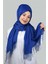 Düz Paşmina Şal - Saks 1