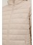 W-SN659 Basıc Padded Coat Ekru Kadın Mont 4