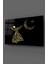 Mevlana Ayyıldız Siyah Gold Cam Tablo 1