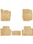 Ford Focus1 1998-2004 3D Havuzlu Bej Paspas Seti 2