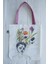 - Çiçek Desenli - Tam Dijital Baskılı Polyester - Omuz Çantası - Yılbaşı Özel 1