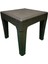 Rattan Sehpa 45 x 45 cm cm Bahçe Balkon ve Teras Mobilyası Kahverengi 6 Adet 1