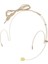 Bej Earhook Mono Headworn Kulaklık Kafaya Monte Mikrofon 3.5 mm (Yurt Dışından) 2