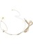 Bej Earhook Mono Headworn Kulaklık Kafaya Monte Mikrofon 3.5 mm (Yurt Dışından) 3