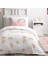 Bedding Rainbow Tek Kişilik Wellsoft Battaniyeli Lastikli Çarşaf Seti - Pembe 2