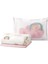 Bedding Rainbow Tek Kişilik Wellsoft Battaniyeli Lastikli Çarşaf Seti - Pembe 4