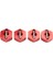 4x 12MM Metal Tekerlek Adaptörü Wltoys Model Parça Aksesuarları Kırmızı 1