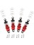 4 Pcs Rc Araç Şok Emici TT02 1:10 Rc Parçaları Kırmızı 1