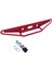 Cnc Işlenmiş Rc Metal Arka Tampon D90 D99S Için Uygun Rc Araç Aksesuar Kırmızı 1