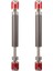 2 Pcs Rc Metal Alüminyum 90-125MM 1:10 Rc Craıl Için Ayarlanabilir Tahrik Mili 2
