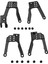 4x Rc Şok Damper Kuleleri Dağı SCX10 Iı 90046 90047 Araba Kamyon Dıy Parçaları Siyah 1