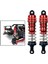 2 Adet Şok Emici Uyuyor MN86 Wltoys 144001 Rc Yükseltmeler Parçaları Kırmızı 3