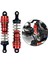 2 Adet Şok Emici Uyuyor MN86 Wltoys 144001 Rc Yükseltmeler Parçaları Kırmızı 4