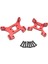 Alüminyum Alaşım Metal Ön ve Arka Şok Wltoys 144001 Rc Araba Kırmızı 4