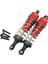 1:14 Rc Wltoys Için Şok Emici Damper 144001 Paletli Kamyonlar Dıy Aksesuar Kırmızı 2