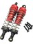 1:14 Rc Wltoys Için Şok Emici Damper 144001 Paletli Kamyonlar Dıy Aksesuar Kırmızı 3
