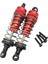 1:14 Rc Wltoys Için Şok Emici Damper 144001 Paletli Kamyonlar Dıy Aksesuar Kırmızı 4