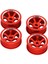 Wltoys Için 20MM Metal Tekerlek Jant 4pcs 1/28 P939 K969 K979 K989 Rc Araba Kırmızı 1