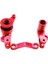 Rc Metal Direksiyon Bellcrank Set 1:10 Slash 4x4 Kaya Paletli Kırmızı 3